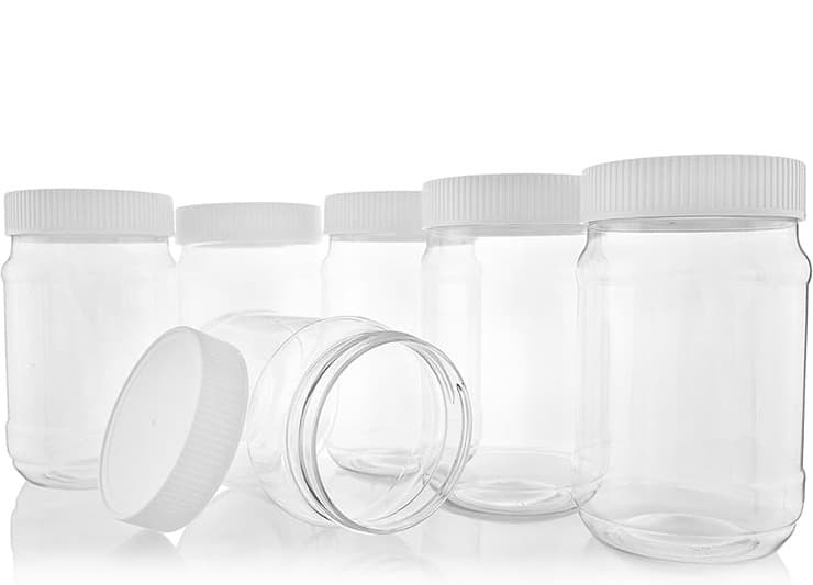 Wide-Mouth PET Jars